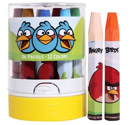 Angry Birds - Oil Pastels 12 Colors