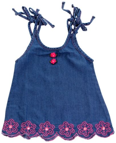 Infancy - Singlet Frock with Flower Print