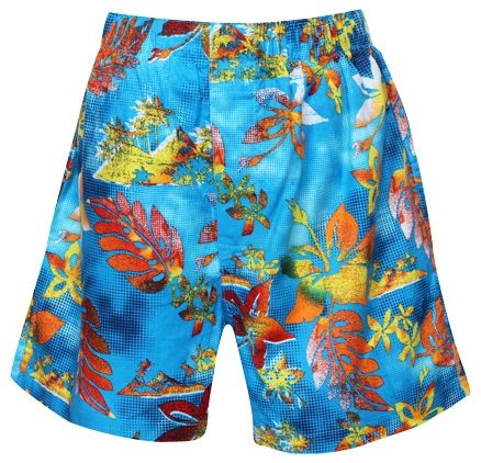 Boxer Shorts with Flower Print