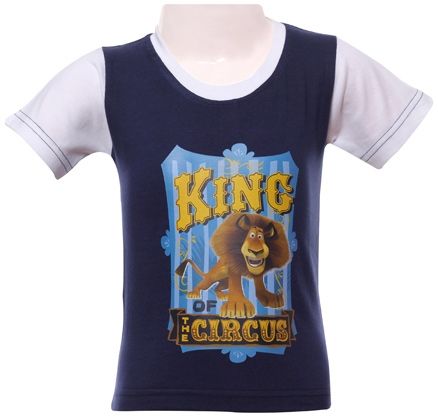 Madagascar - Half Sleeves T-Shirt with Alex Print
