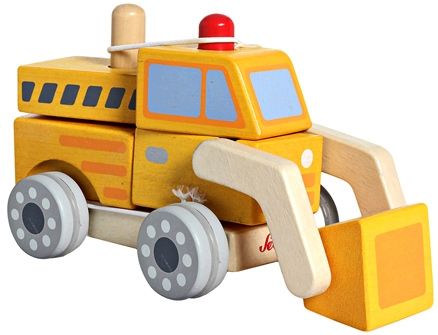 Sevi - Build Up Bulldozer Push & Pull Toy