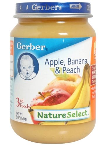 Gerber Apple, Banana & Peach