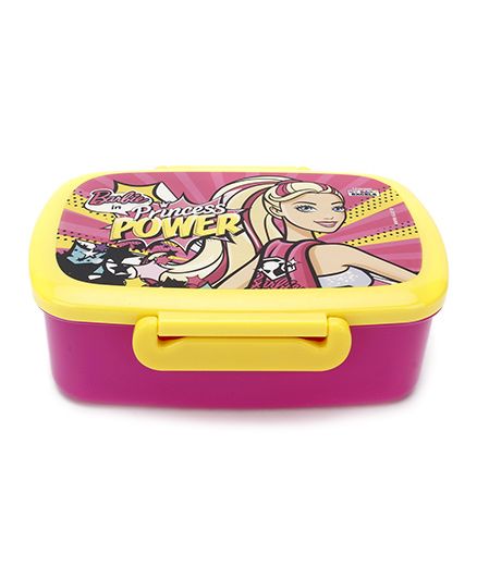 Barbie Princess Power Lunch Box - Purple And Yellow