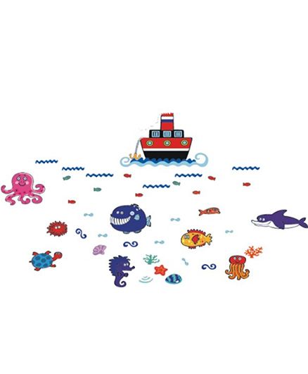 Studio Briana Ocean Home Wall Art Decal - Multicolor