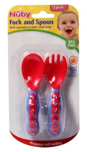 Nuby - Fork and Spoon Set