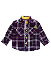 Checks Shirt - Purple