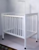 Woody Wood - White Mahogany Cot 
