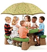 Step2 - Naturally Playful Picnic Table With Umbrella