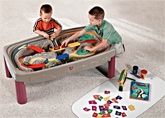 Deluxe Canyon Road Train & Track Table 