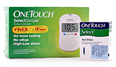 J & J One Touch Select Simple Diabetes Meter