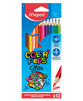 Maped - Color Peps Color Pencil Box of 12 colors for a fun drawing session