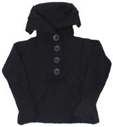 Black Hooded Sweater