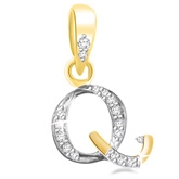 Eva Jewels - Beautiful 'Q' Shaped Pendant