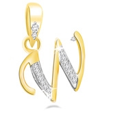 Eva Jewels - Beautiful 'W' Shaped Pendant