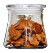 Mom Italy Pyramid Glass Airtight Jar