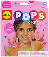 Pops Craft 5 Lovely Rings 5 Years +,Just peel and stick to make 5 ravishing ri...