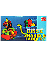 United Toys - Magnetic Fold Away Ludo & Snakes & Ladders