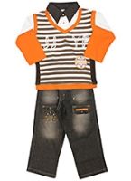 Full Sleeves T-Shirt & Jeans Suit