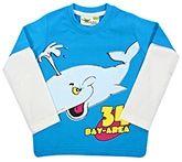 Grasshopper - Glow In Dark Full Sleeves T-Shirt With Whale Print