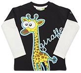 Grasshopper - Glow in Dark Full Sleeves T-Shirt with Giraffe Print
