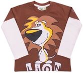 Grasshopper - Glow In Dark Full Sleeves T-Shirt With Lion Print