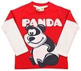 Grasshopper - Glow In Dark Full Sleeves T-Shirt With Panda Print