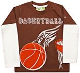 Grasshopper - Glow In Dark Full Sleeves T-Shirt With Basketball Print