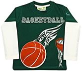 Grasshopper - Glow In Dark Full Sleeves T-Shirt With Basketball Print