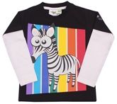 Grasshopper - Glow In Dark Full Sleeves T-Shirt With Zebra Print