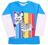 Grasshopper - Glow In Dark Full Sleeves T-Shirt With Zebra Print