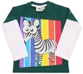Grasshopper - Glow In Dark Full Sleeves T-Shirt With Zebra Print
