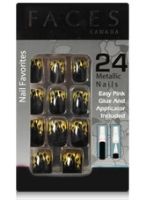 Faces Nail Favorites 24 Metallic Nails