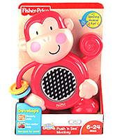 Fisher Price - Push n See Monkey