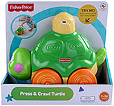 Fisher Price - Press & Crawl Turtle