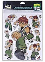 Ben 10 - Puffy Jwell A4 Sticker