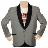 Exclusive Coat Suit With Checks Print