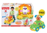 Fisher Price - Go Baby Go Stride-to-ride Lion with Free Gift