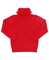 Full Sleeves Polo Neck Sweater