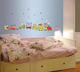 Kidocent - Fix Pix Colourful Train Wagon Wall Decals