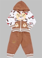 Hooded Jacket With Full Sleeves T-Shirt And Pant