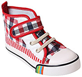 Cute Walk - Ankle Shoes With Checks Print