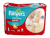 Baby Diapers - Pampers Active Baby Pants