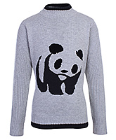 Sweater - Panda Print