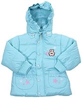 Exclusive Hooded Style Jacket With Bear Print