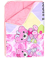 Fab N Funky - Light Pink Bear Changing Mat