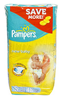 Baby Diapers - Pampers - New Baby (Imported)