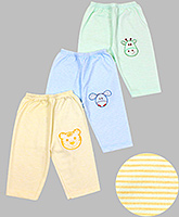 Baby Hug - Striped And Printed Casual Bottoms