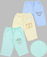 Baby Hug - Casual Bottom With Animal Face Print