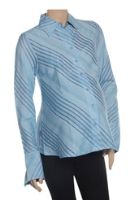Uzazi - Maternity Wear Full Sleeve Diagonal Stripes Shirt