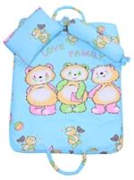 Fab n Funky - Bed Set Cool Blue & White Bed Set